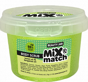 BEAUTY JAR Mix&Match Lemon ķermeņa skrubis 120g
